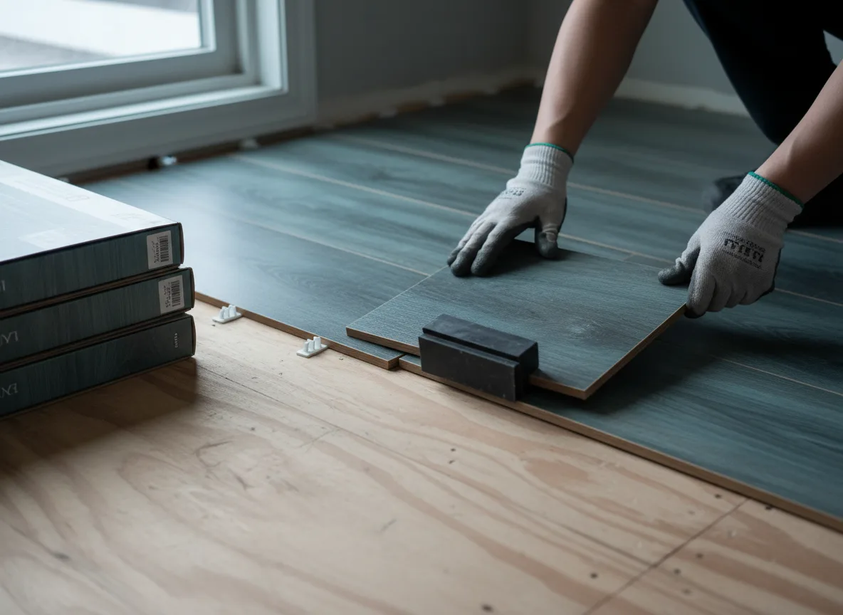 Luxury Vinyl Plank Installation company in Hills, IA